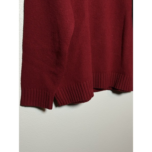 Woolrich Fair Isle 100% Wool Crew Neck Sweater XL Cabincore Winter Holiday Party - Picture 2 of 7